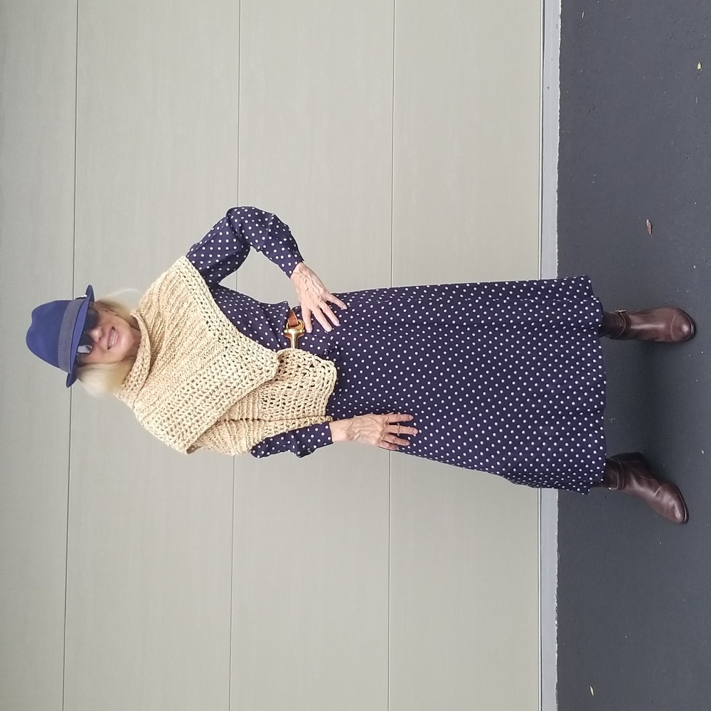 Hand Crafted Tan Crochet Wrap/Scarf, $40 - Picture 6 of 7